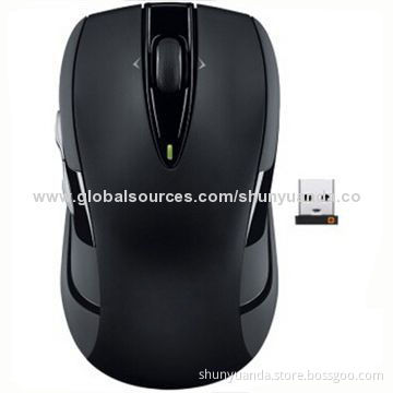 Portable notebook Wireless mouse, Reception range 25m, Transmission frequency 2.4GHz